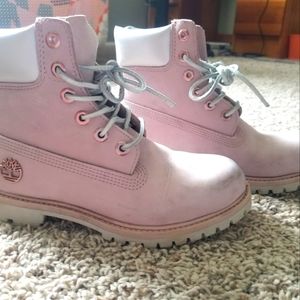 Womens Timberland Pink Boots